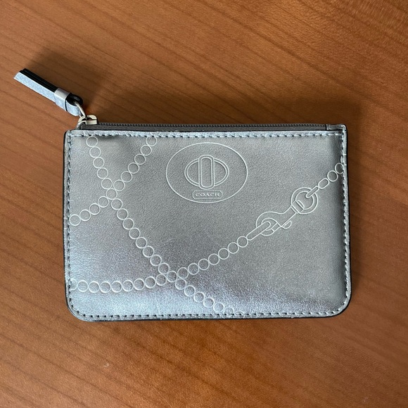 Coach Silver Small Wallet/Cardholder - Picture 2 of 5